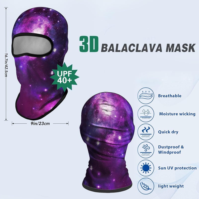 Obacle Balaclava Face Mask Men Women Lightweight for Ski Hunting Cycling Fishing - Image 2